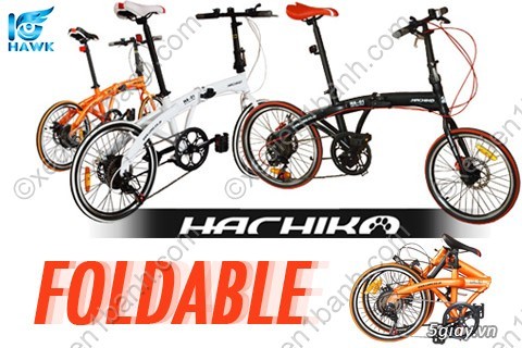 Xe đạp gấp nhỏ gọn hachiko ha01 chiếc xe đa mục đích cho bạn - 4