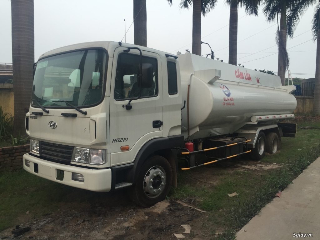 Xe bồn chở xăng dầu 3 chân 16, 17, 18m3 tại Hà Nội 2016, 2017