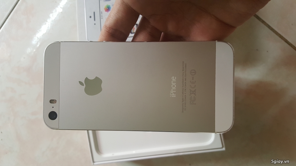 Iphone 5S 16 GB Trắng BH Apple và TGDĐ lâu Fullbox - 3