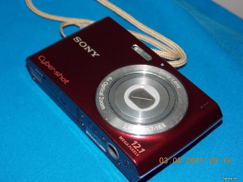 Máy ảnh Sony W510 12.1Mpx Đỏ đô, mới 98% - 4