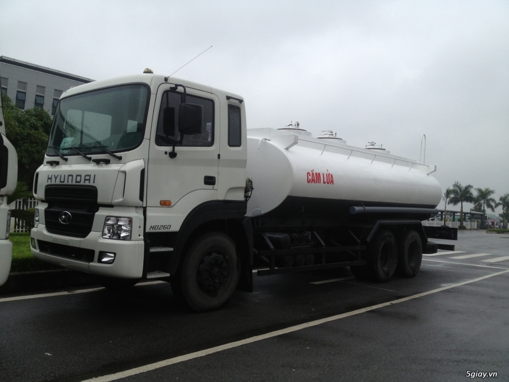 Xe bồn chở xăng dầu 7-10m3,11-12m3, 16-18m3, 20-26m Dongfeng,Hyundai - 1