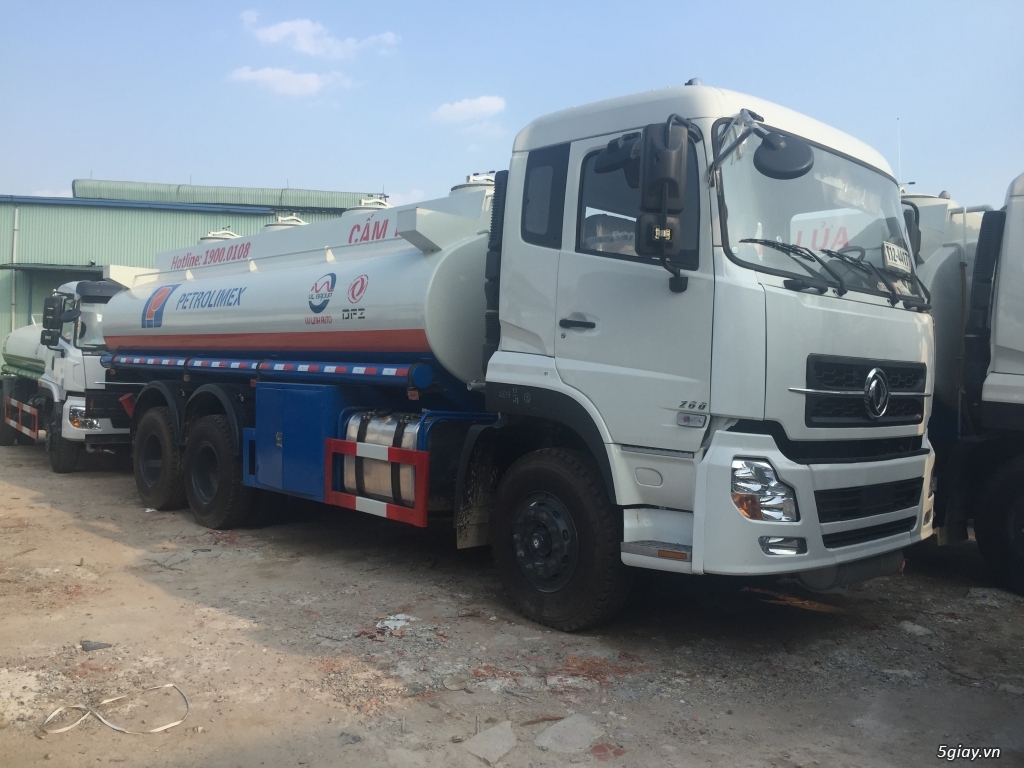 Xe bồn chở xăng dầu 3 chân 16, 17, 18m3 tại Hà Nội 2016, 2017 - 1