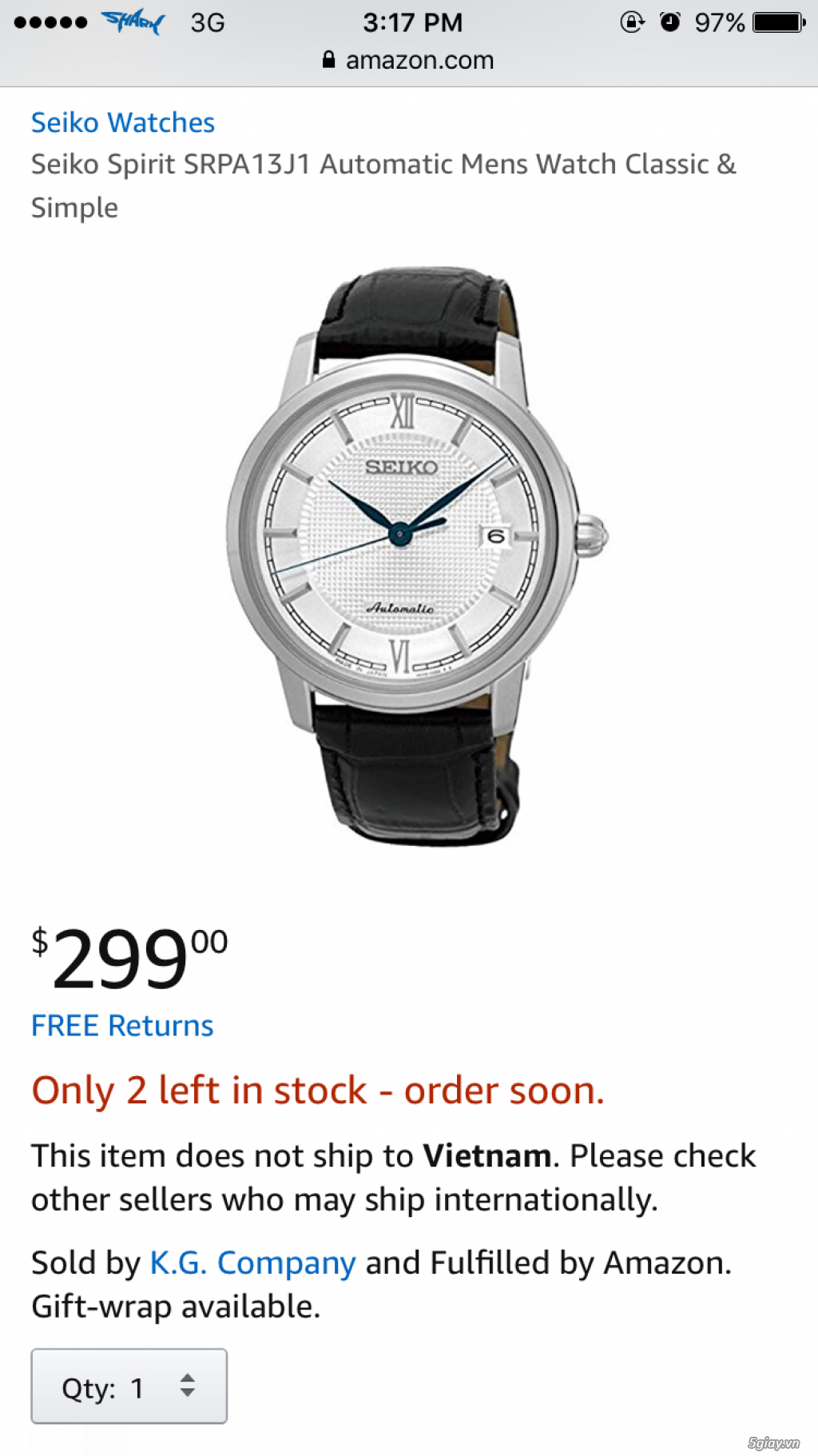 Bán Seiko Spirit - Automatic