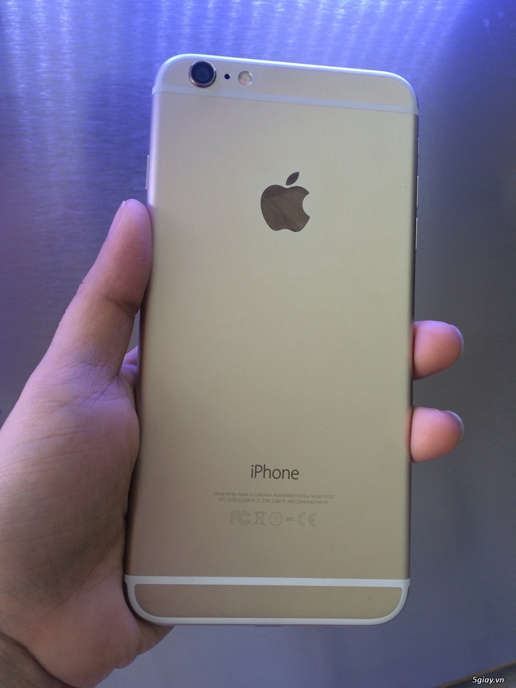 Iphone 6 plus gold QT không trầy, như mới - 1