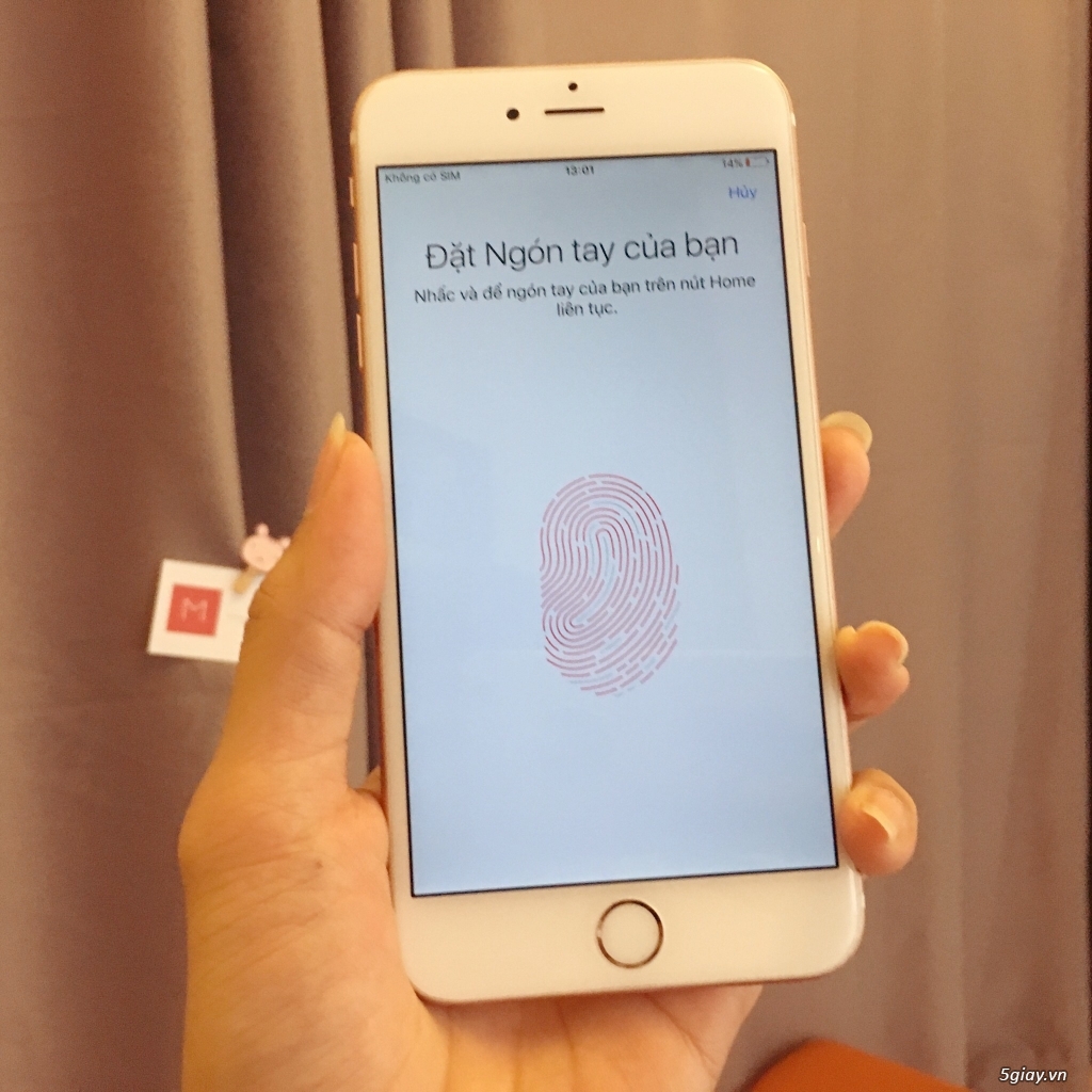 iPhone 6s Plus Quốc tế Rose 128gb có vân tay - 2