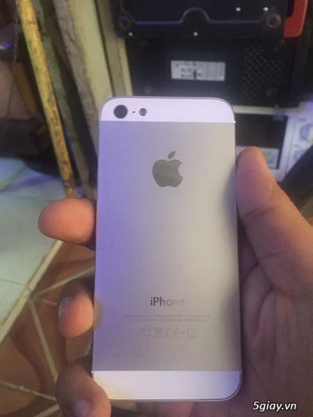 Cần bán iphone 5 trắng 16gb bản quốc tế chạy ổn định, ngoại hình đẹp - 2