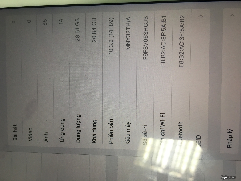 Ipad Mini 4 còn bảo hành 32GB WIFI - 3