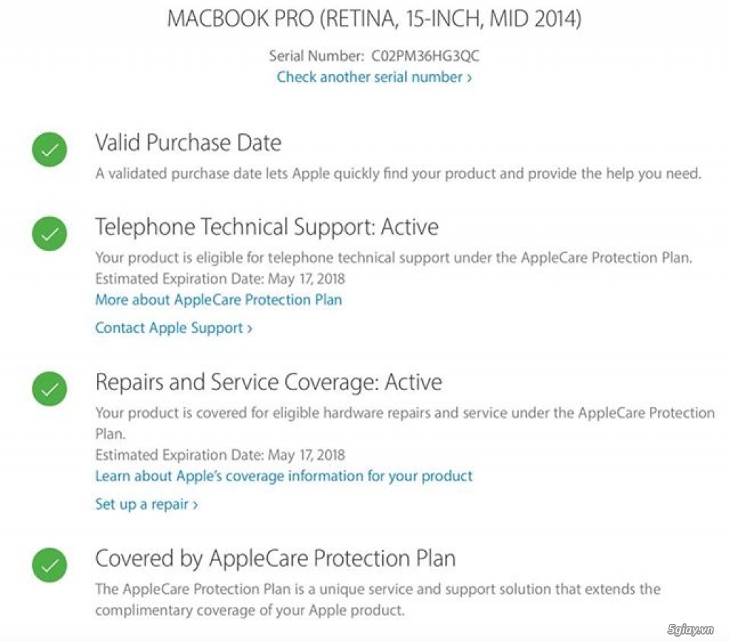 Macbook Pro Rentina 2014, Intel Core i7, Ram16 GB, SDD256 GB-MGXA2 - 9