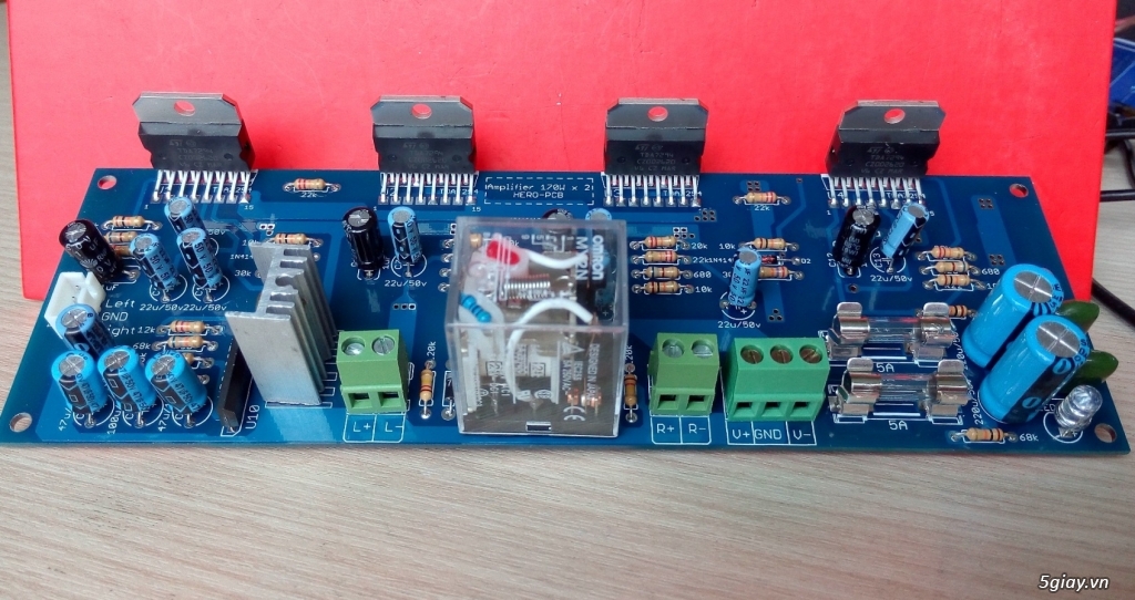 Board Ampli 100W x 2 kênh dùng TDA7294 - 6