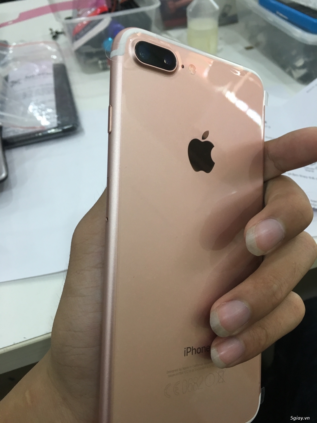 Iphone 7 plus 32g mới 100% hồng