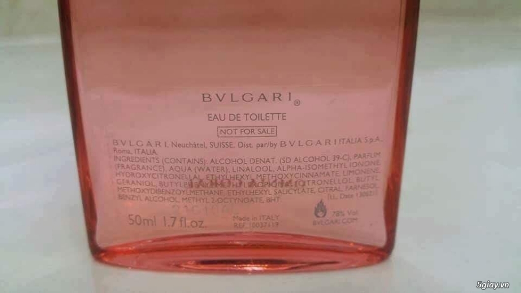 Nước hoa xách tay, hiệu BVLGARI - 2