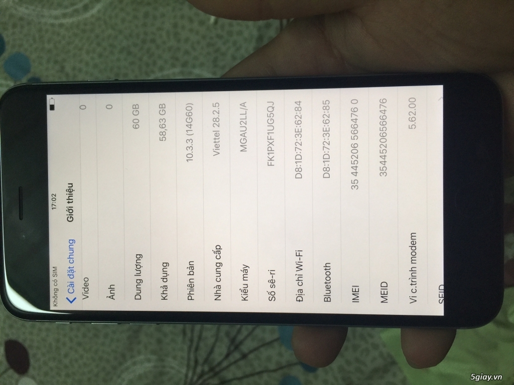 Bán IP6 Plus 64G Grey
