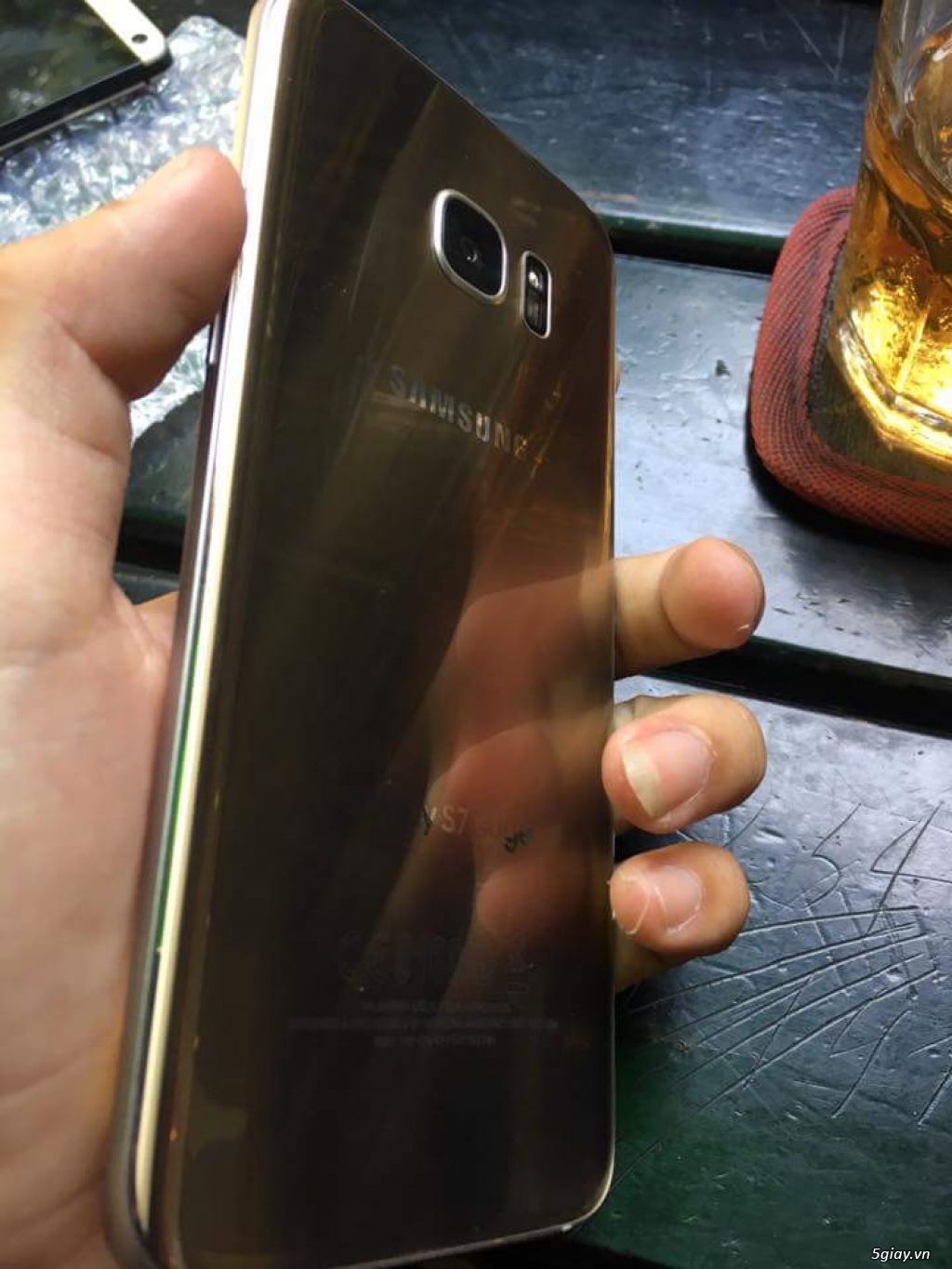 samsung s7 edge mới 99% gold đẹp - 3