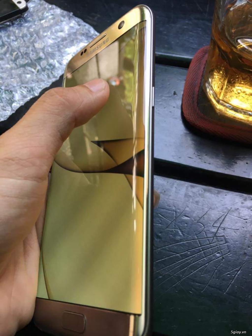 samsung s7 edge mới 99% gold đẹp