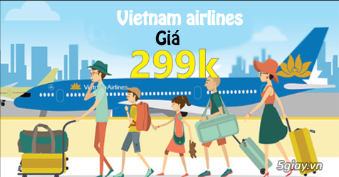 Vietnam Airlines –  “Rải thảm” vé rẻ Mùa thu vàng 2017 chỉ từ 299.000