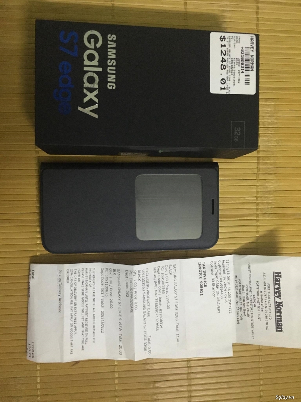Samsung Galaxy S7 Edge 32GB Black AU tặng S-view cover - 2