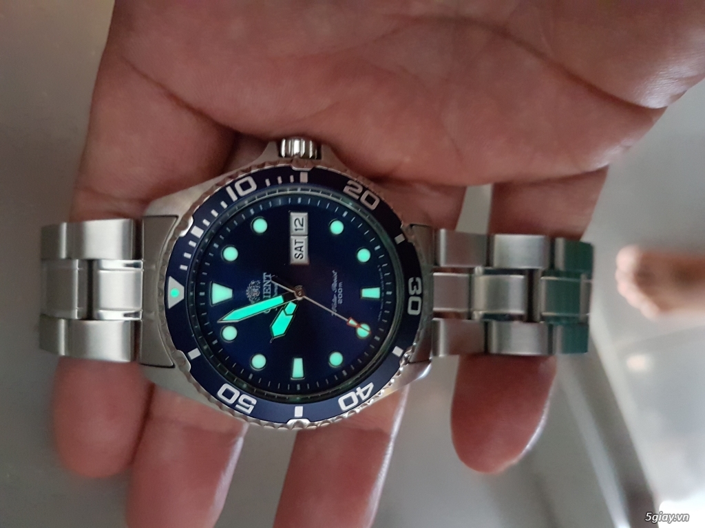 Cần bán đồng hồ Orient Ray 2 Blue còn mới 99% - 6