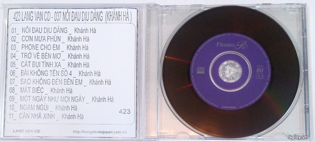 Đĩa Nhạc CD Phono Mitsubishi Chất Lượng Cao - 7