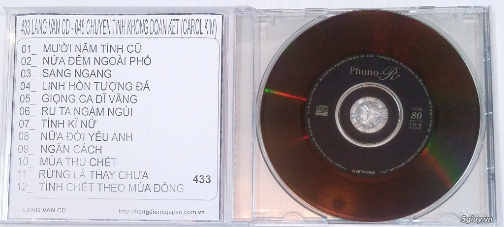Đĩa Nhạc CD Phono Mitsubishi Chất Lượng Cao - 19