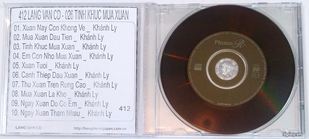 Đĩa Nhạc CD Phono Mitsubishi Chất Lượng Cao