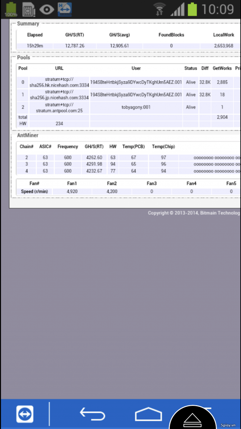 Bán máy đào BTC / BCC Bitmain Antminer S9 batch 13Ths - 1