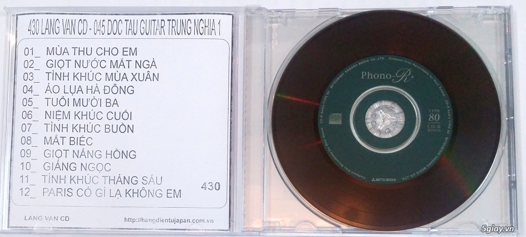 Đĩa Nhạc CD Phono Mitsubishi Chất Lượng Cao - 16