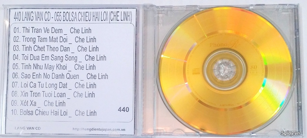 Đĩa Nhạc CD Phono Mitsubishi Chất Lượng Cao - 22
