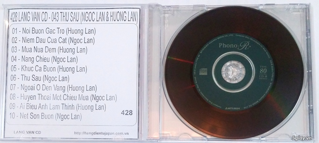 Đĩa Nhạc CD Phono Mitsubishi Chất Lượng Cao - 14