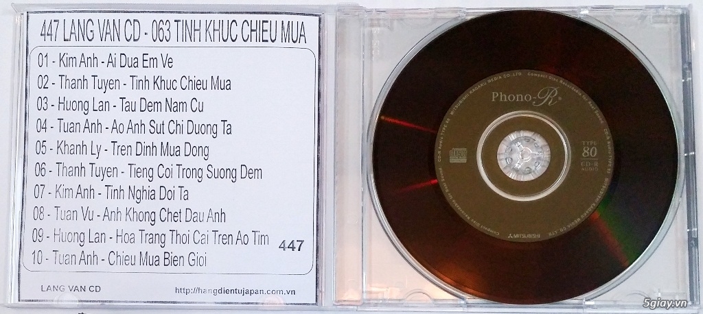 Đĩa Nhạc CD Phono Mitsubishi Chất Lượng Cao - 38