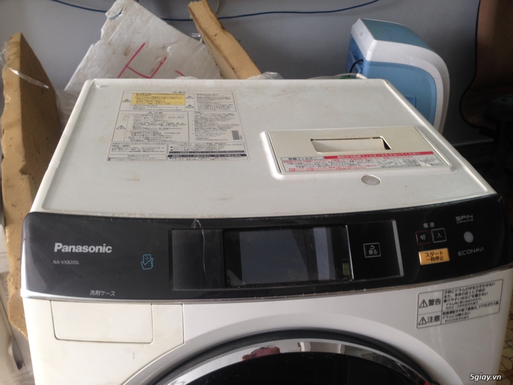 Máy giặt Panasonic Na-vx820SL-date 2013-9kg-sấy block - 3