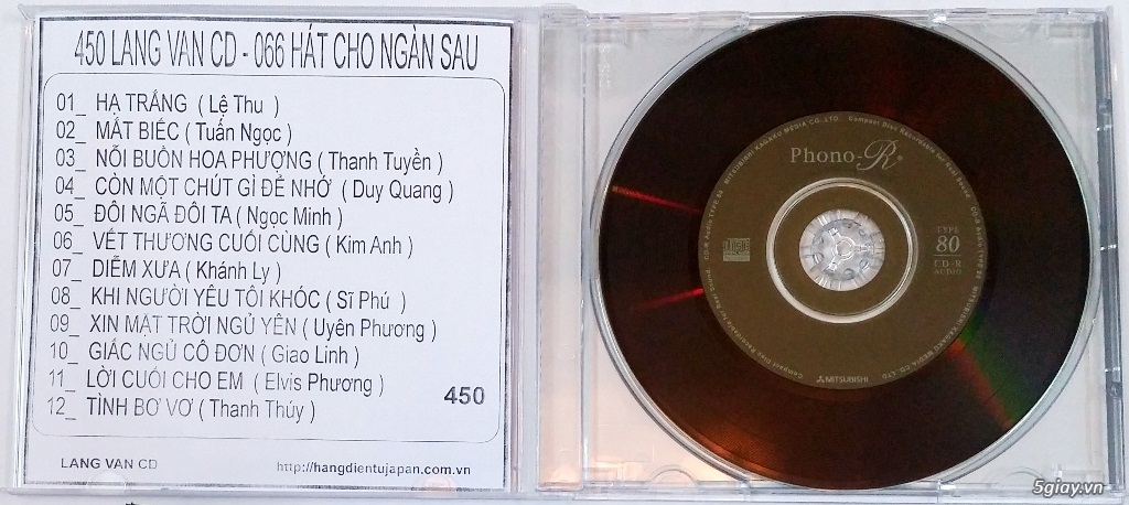 Đĩa Nhạc CD Phono Mitsubishi Chất Lượng Cao - 41