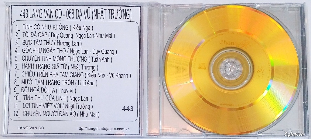 Đĩa Nhạc CD Phono Mitsubishi Chất Lượng Cao - 35