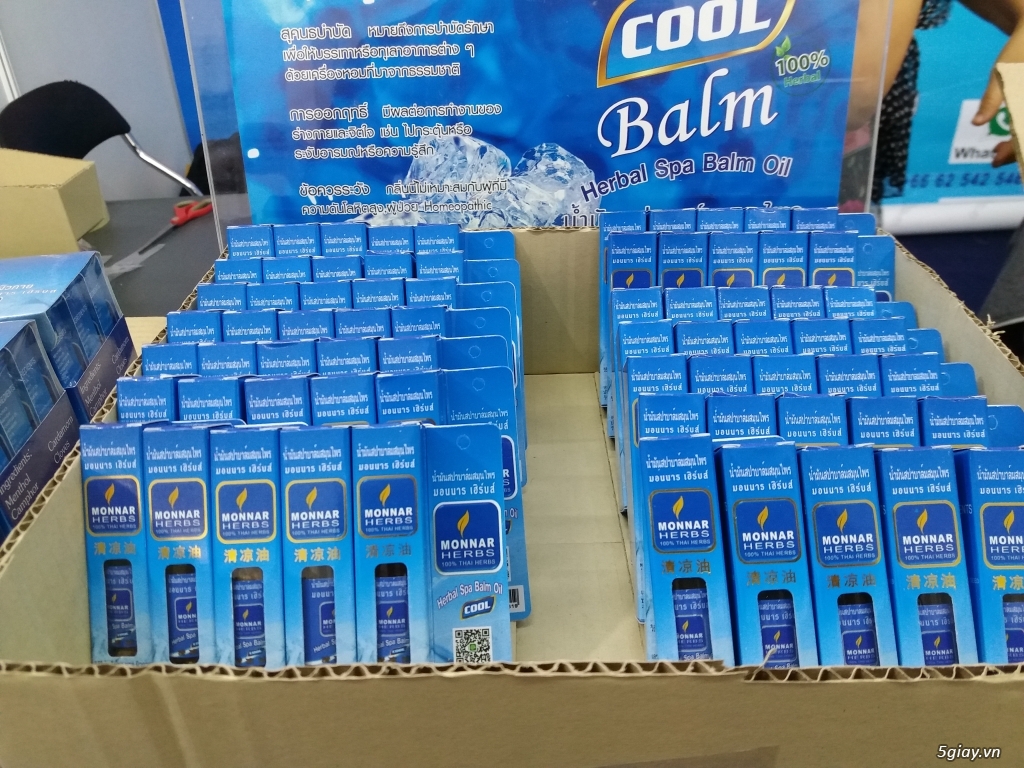 Đại Lý Dầu Thảo Dược Thái Lan Monnar Herbs Cool Balm - 2