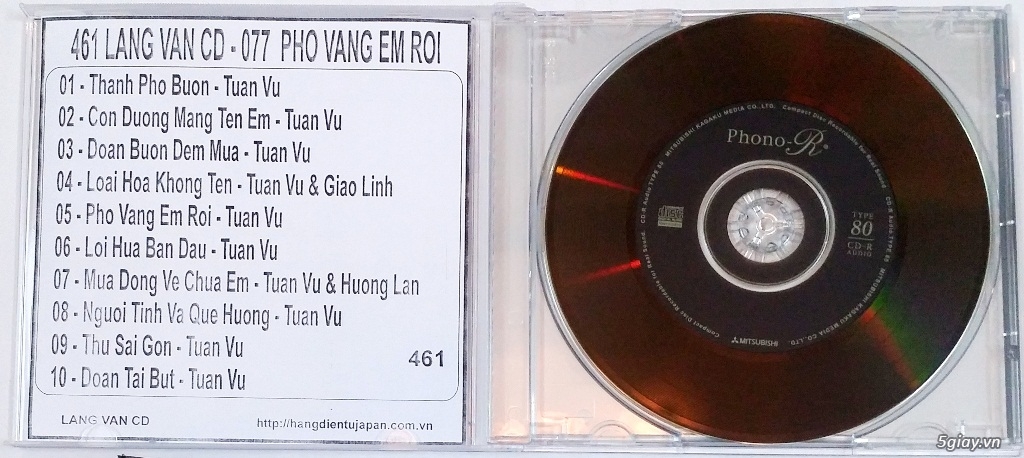 Đĩa Nhạc CD Phono Mitsubishi Chất Lượng Cao - 2