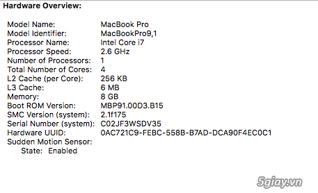 Macbook Pro 15INCH MID 2012