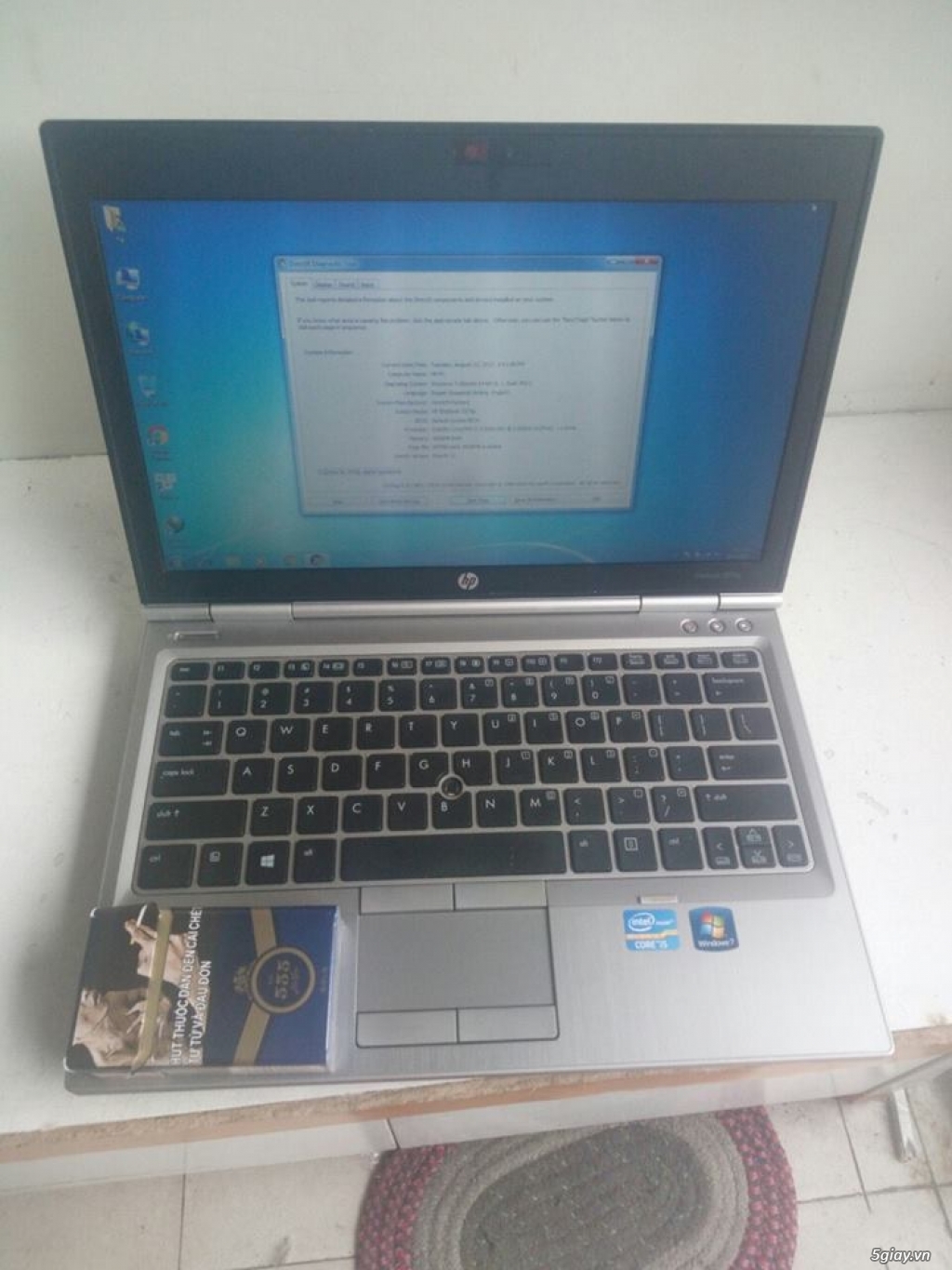 HP EliteBook 2570p i5 3320-ram 4G-ổ cung SSD128 - 2