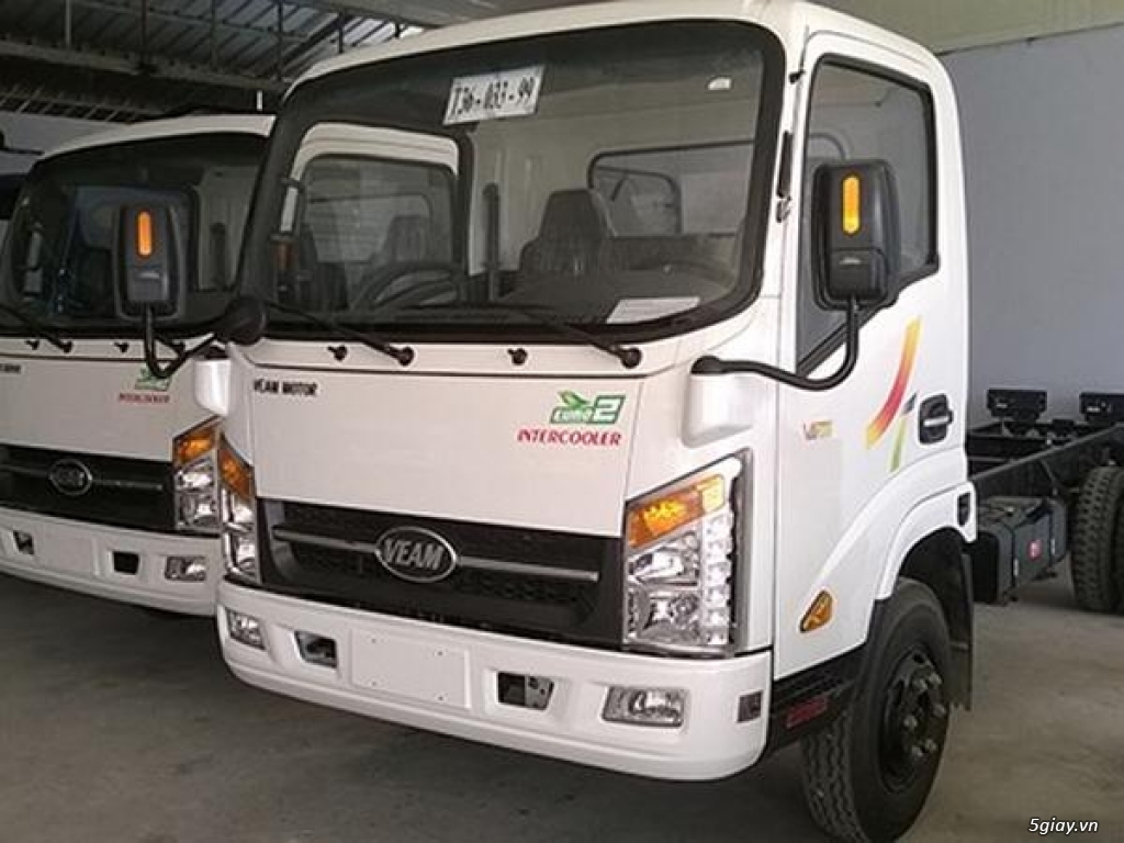 Xe tải Veam VT252-1tải trọng 2,4 tấn 2017, màu trắng, giá  345 tr