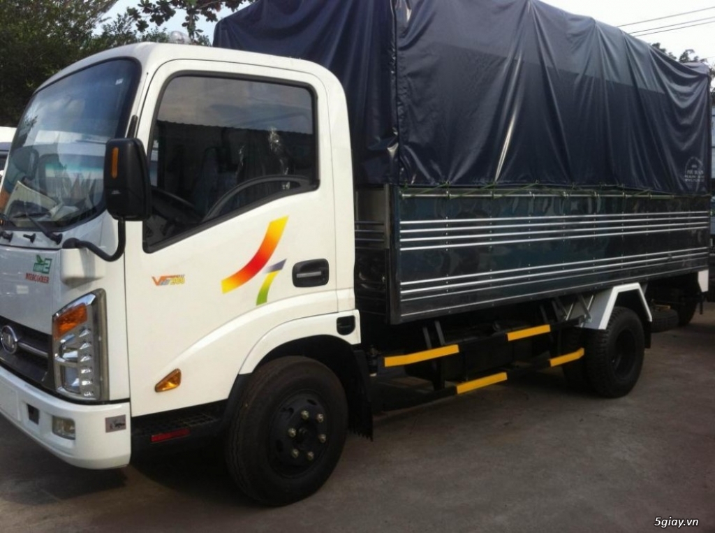 Xe tải Veam VT252-1tải trọng 2,4 tấn 2017, màu trắng, giá  345 tr - 2
