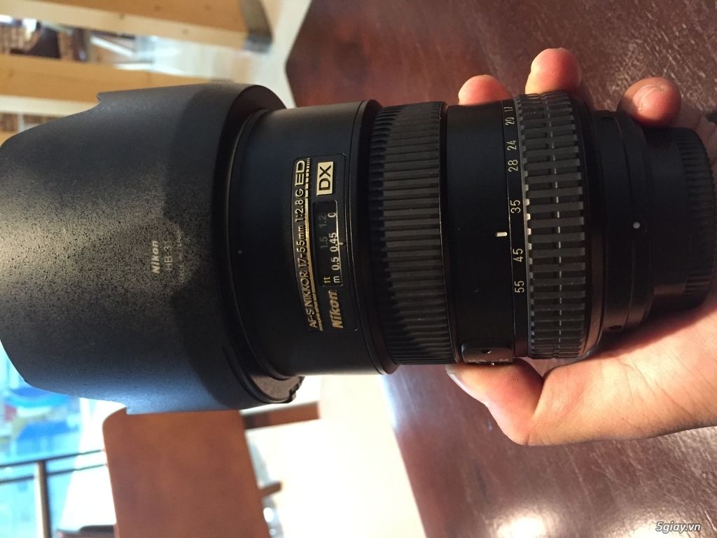Cần bán: Lens Nikon 17-55mm F2.8 mới 96% - 2