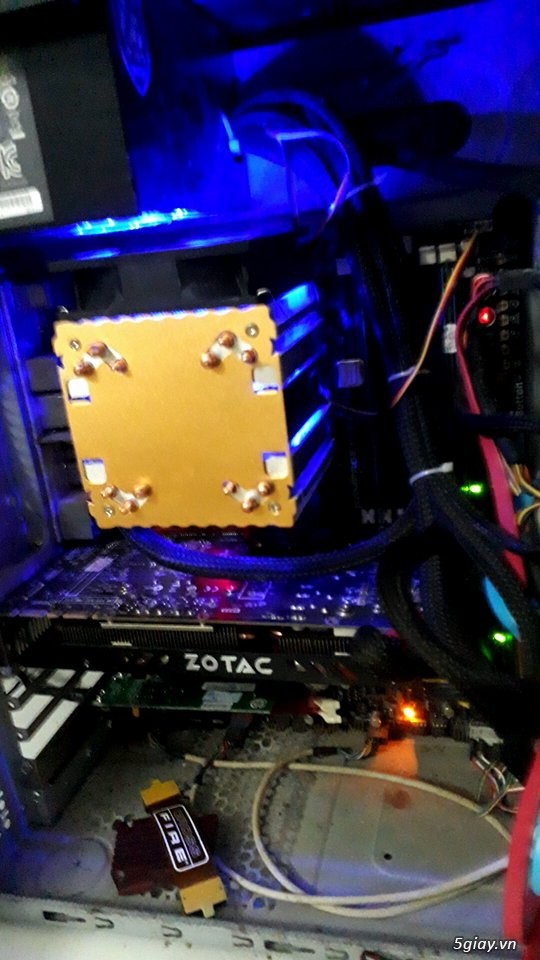 CPU FAN LED 2 QUẠT, 6 ỐNG ĐỒNG HỖ TRỢ 775, 115X, 1366, AMD - 3