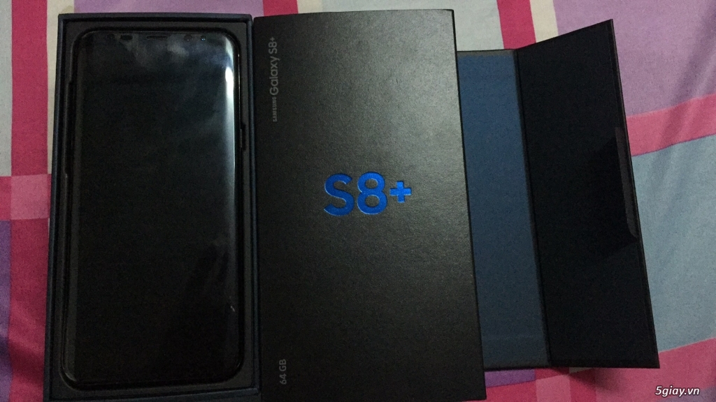 Samsung S8 plus 64Gb màu đen bóng fullbox - 2