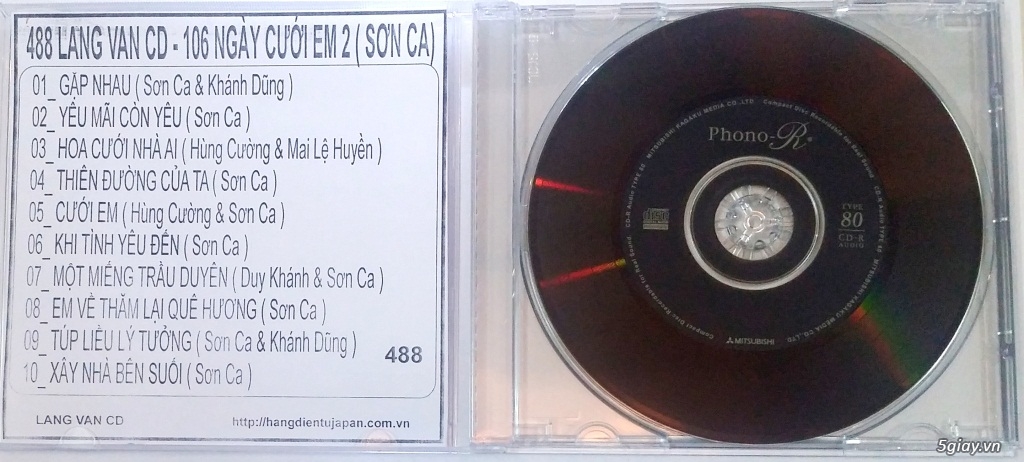 Đĩa Nhạc CD Phono Mitsubishi Chất Lượng Cao - 27