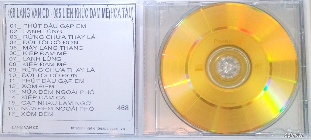 Đĩa Nhạc CD Phono Mitsubishi Chất Lượng Cao - 8