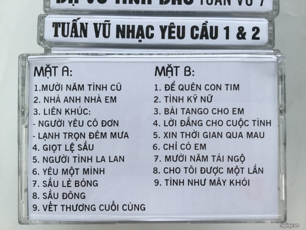 Băng cassette Chế Linh, Tuấn Vũ, Giao Linh, Hương Lan... - 7