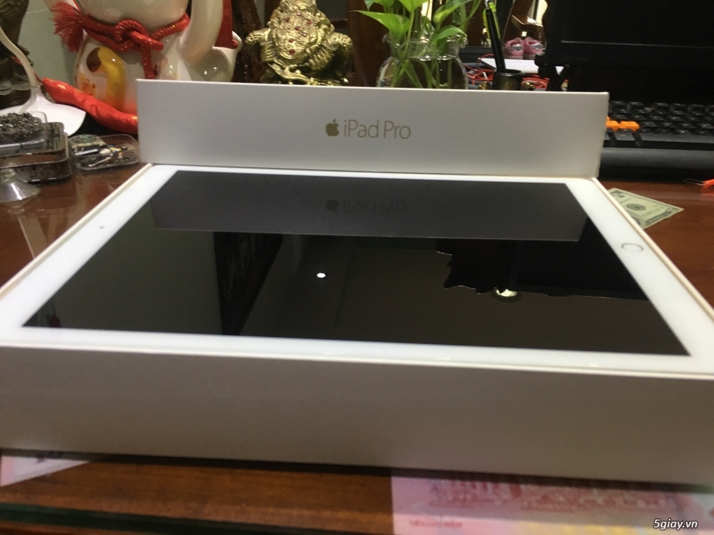 Bán 1 iPad Pro 12.9 128G 4G Gold(Vàng) Zin All Đẹp Như Mới Full Box - 1