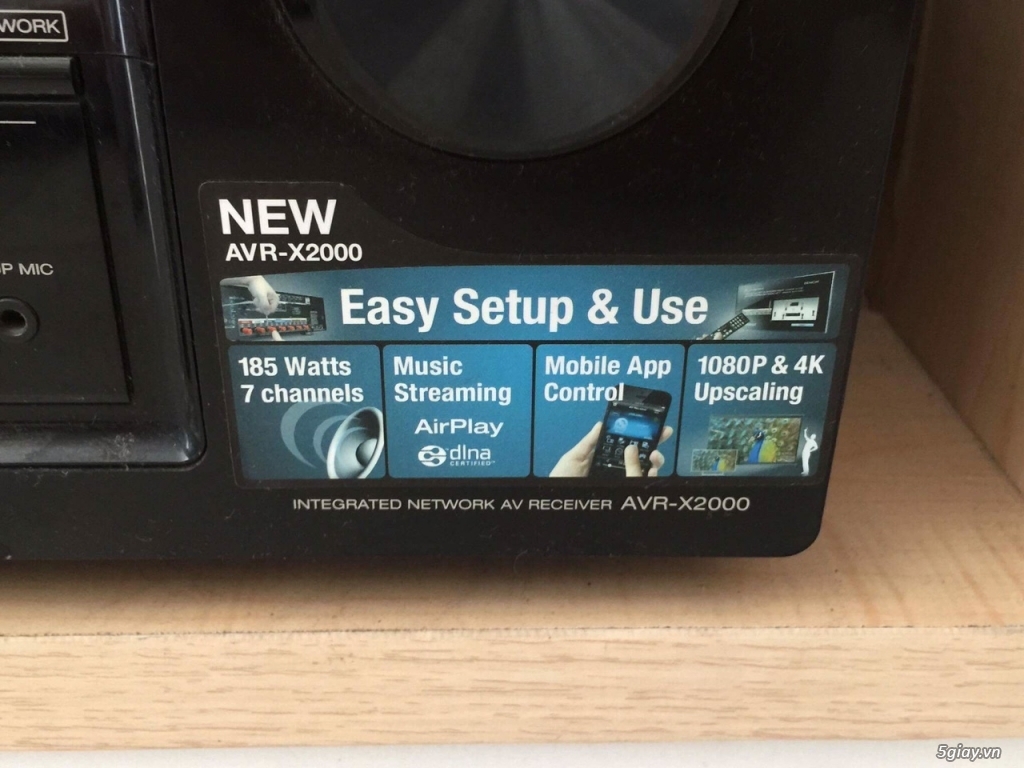 bán loa Loa Klipsch F-30 black , và ampli denon AVR-X2000 - 3