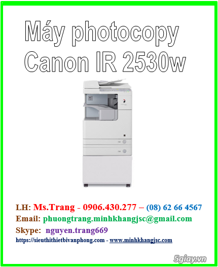 máy photo đa năng canon ir 2525w, máy canon 2530w giá tốt nhất - 4