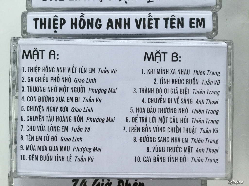 Băng cassette Chế Linh, Tuấn Vũ, Giao Linh, Hương Lan... - 5