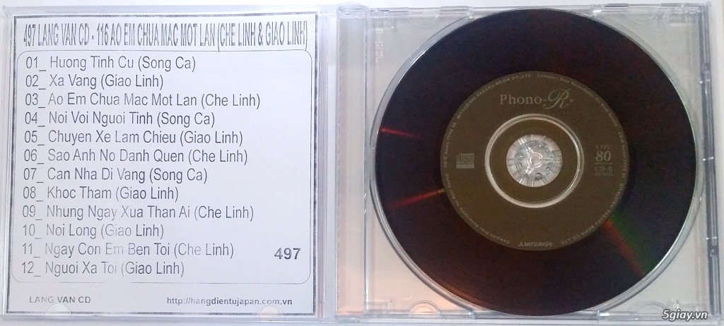 Đĩa Nhạc CD Phono Mitsubishi Chất Lượng Cao - 34
