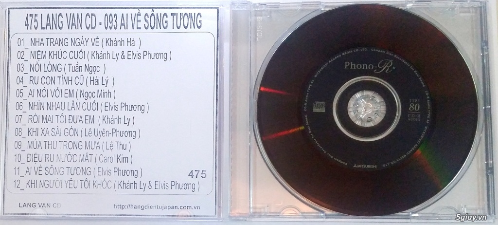 Đĩa Nhạc CD Phono Mitsubishi Chất Lượng Cao - 14